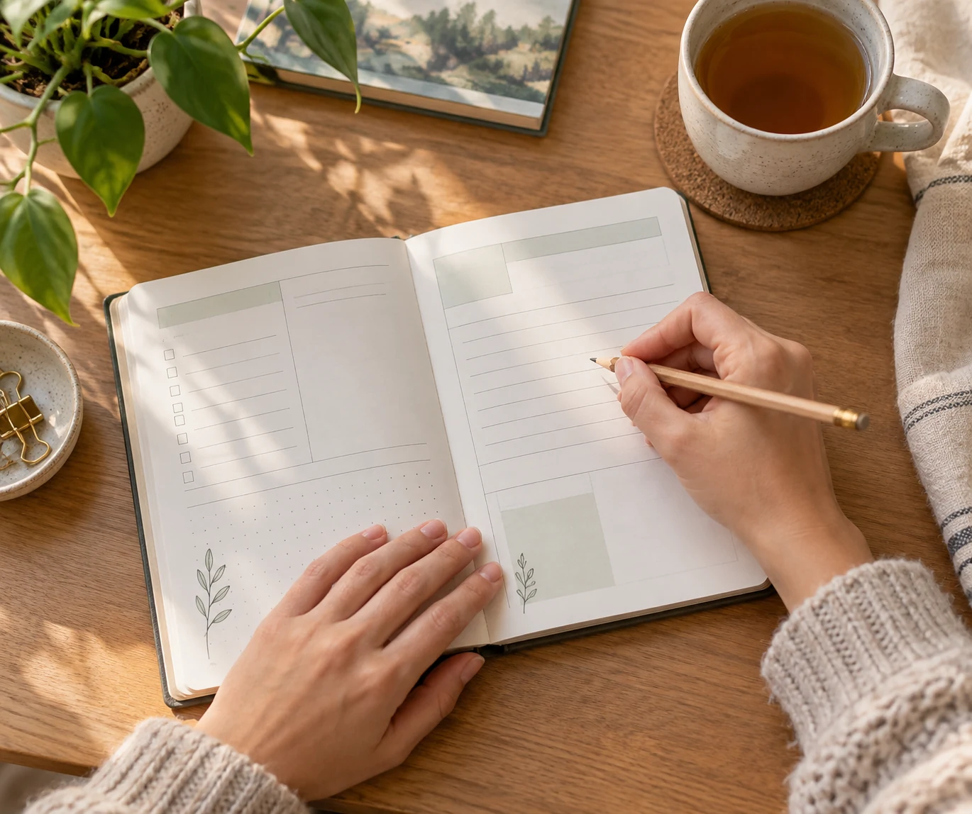 Weekly self-observation journal
